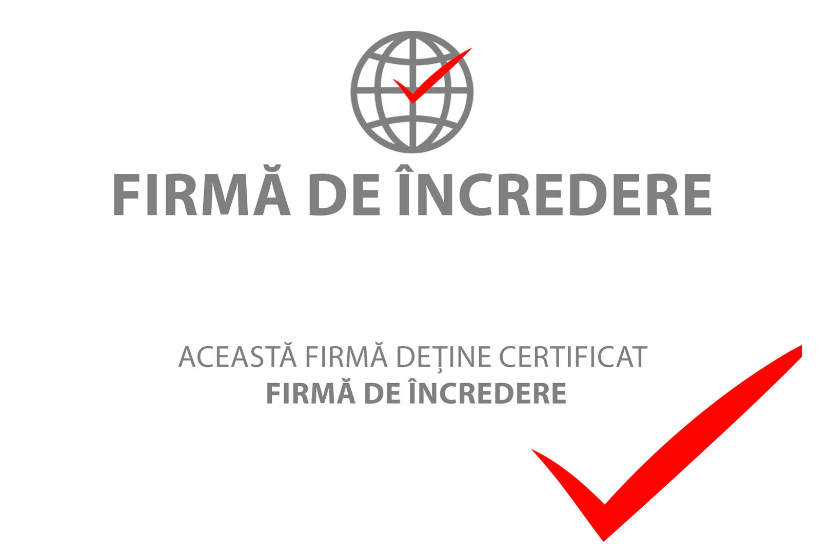 Certificat firma de incredere