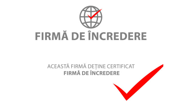 Certificat firma de incredere
